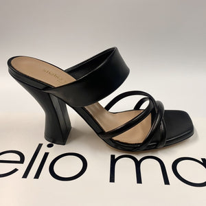 STELIO MALORI NADINE 2 SANDALO CON FASCIA IN NAPPA NERO