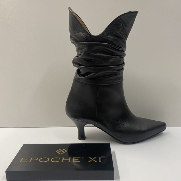 EPOCHE' XI 22151 STIVALETTO DONNA IN PELLE NERO