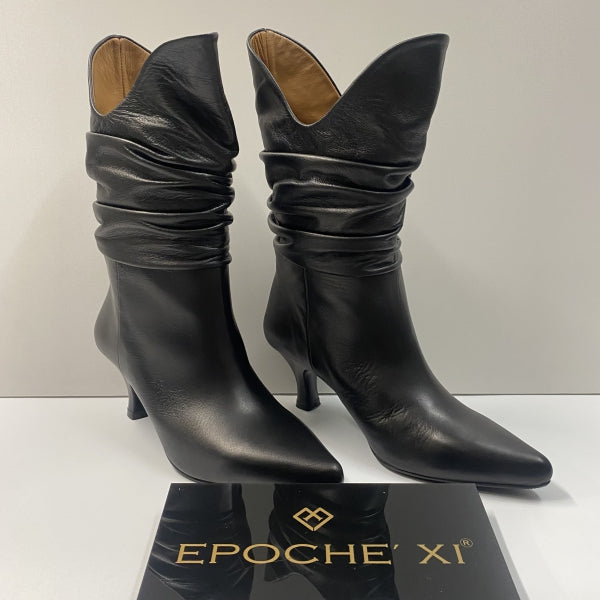 EPOCHE' XI 22151 STIVALETTO DONNA IN PELLE NERO