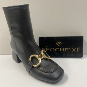 EPOCHE' XI 2232 TRONCHETTO DONNA CON MORSETTO IN PELLE NERO