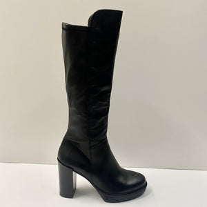 OPEN TOO F217 STIVALE CON TACCO 7 N PELLE NERO