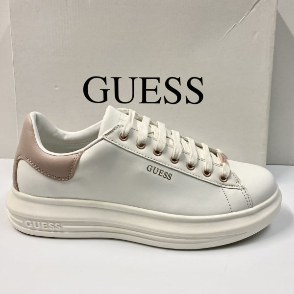 GUESS FL7RNO FAL12 SNEAKERS IN PELLE BIANCA WHIPI