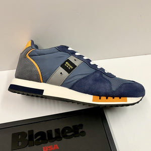 BLAUER QUEENS 01 STONEWASHED NAVY/ORANGE