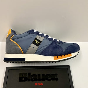 BLAUER QUEENS 01 STONEWASHED NAVY/ORANGE