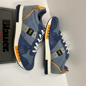 BLAUER QUEENS 01 STONEWASHED NAVY/ORANGE