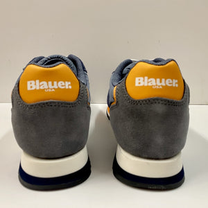 BLAUER QUEENS 01 STONEWASHED NAVY/ORANGE