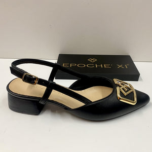 EPOCHE' XI 23707 SLINGBACK DONNA CON MORSETTO IN PELLE NERO