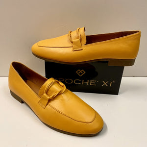 EPOCHE' XI 23120 MOCASSINO BASSO DONNA IN PELLE GIALLO