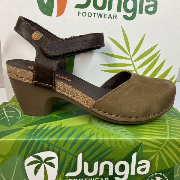 JUNGLA 7463 SLINGBACK VISONE/MORO