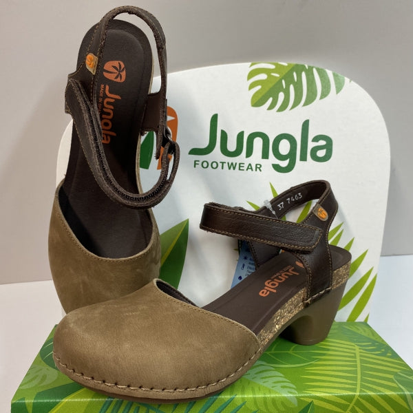 JUNGLA 7463 SLINGBACK VISONE/MORO