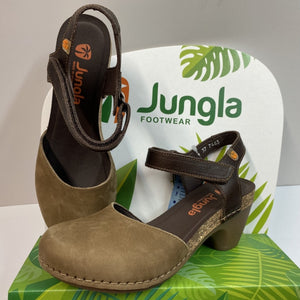 JUNGLA 7463 SLINGBACK VISONE/MORO