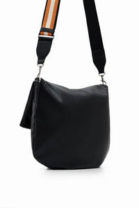 DESIGUAL P79 Borsa con mezzo logo black