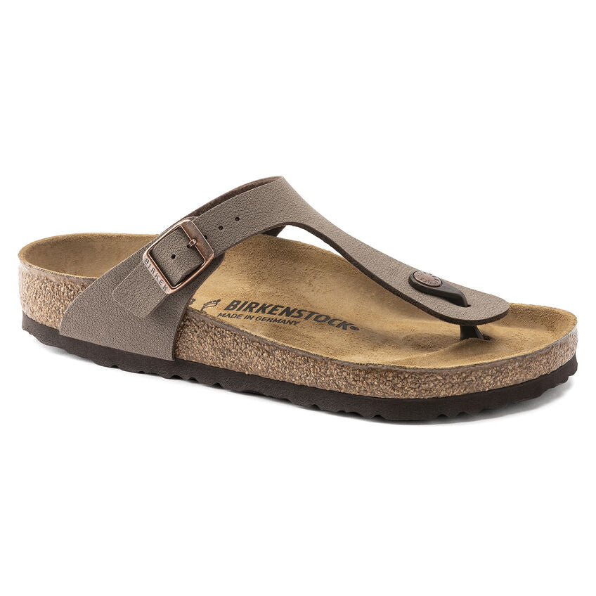 Birkenstock 043751 Gizeh birko-flor nubuck mocca