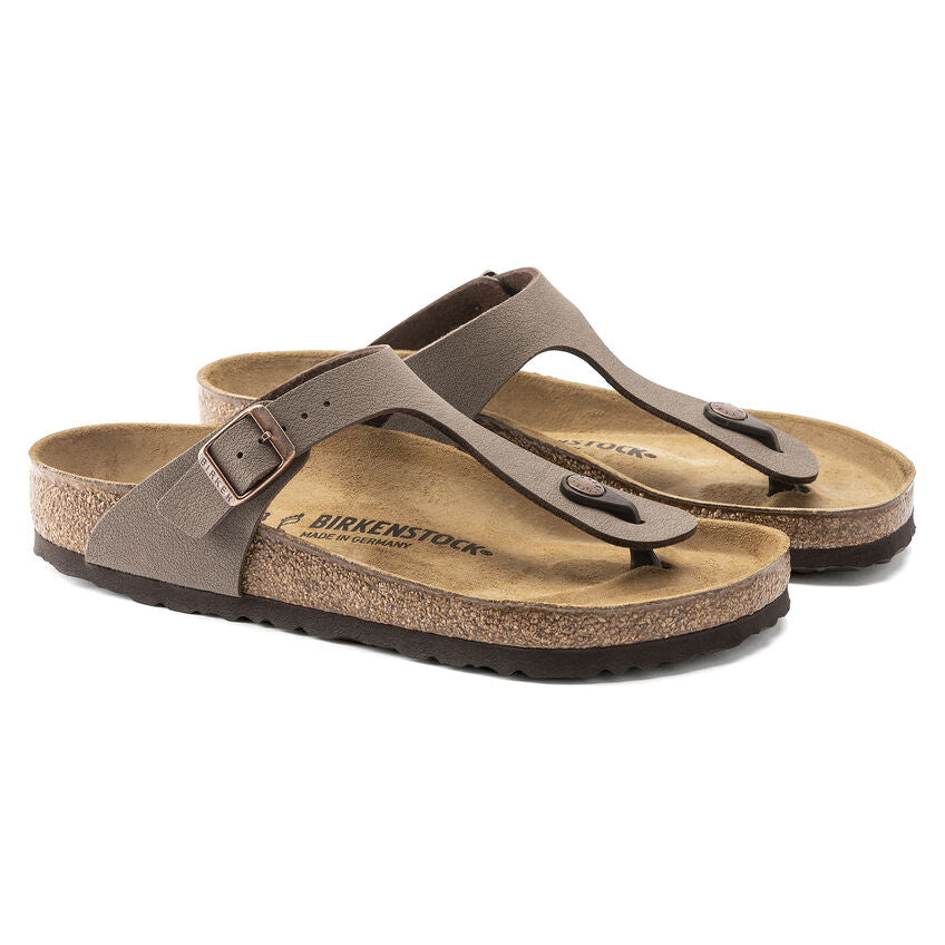 Birkenstock 043751 Gizeh birko-flor nubuck mocca