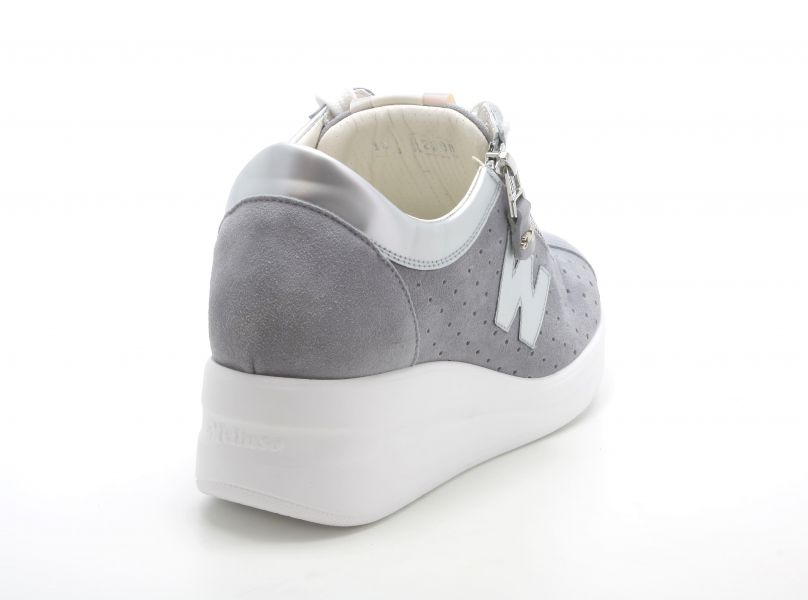 MELLUSO R20239 SNEAKERS IN CAMOSCIO JEANS