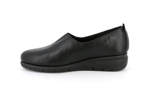 GRUNLAND SC2540 RYSA SLIP ON VERA PELLE NERO